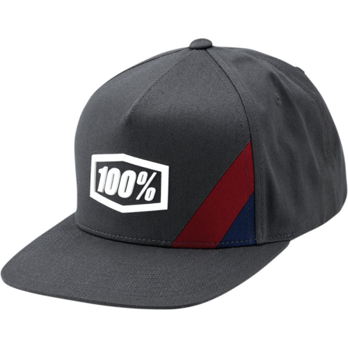 100% - 100% Snapback Cornerstone X-Fit Hat - 20050-245-01 - Charcoal - OSFM