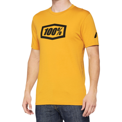 100% - 100% Essential T-Shirt - 32016-009-12 - Goldenrod - Large