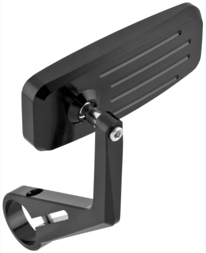 BikeMaster - BikeMaster Wideview Louver Mirror - Black - KS-A58CNC-B