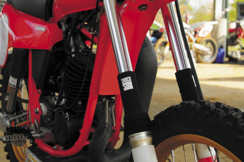 Shock Sox - Shock Sox 6in. Vintage Fork Seal Protector - Black - VINTAGE/CONV/BLACK
