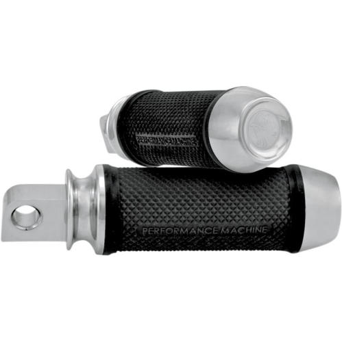 Performance Machine - Performance Machine Elite Footpeg with Straight Male Mount - Chrome - 0035-0094-CH