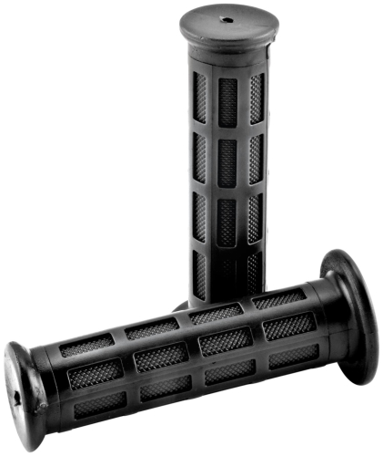 BikeMaster - BikeMaster Thick Grid Grips - 120mm - Black - 2701BK