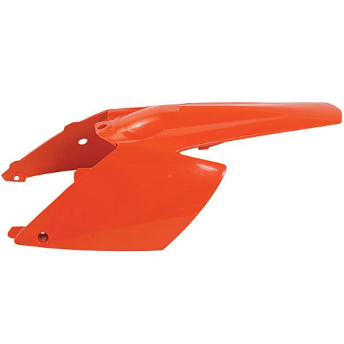 UFO Plastics - UFO Plastics Rear Fender with Side Panels - Orange - KT04021-127