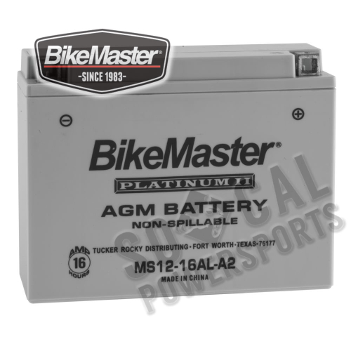 BikeMaster - BikeMaster AGM Platinum II Battery - MS12-16AL-A2