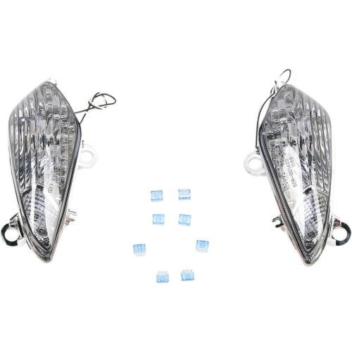 Competition Werkes - Competition Werkes DRL Integrated Turn Signals - Stealth - MPH-13154CS