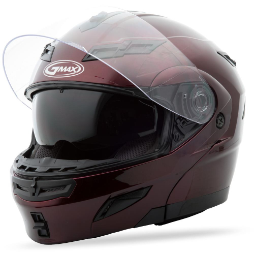 G-Max - G-Max GM54 Solid Helmet - G1540108 - Wine - 2XL