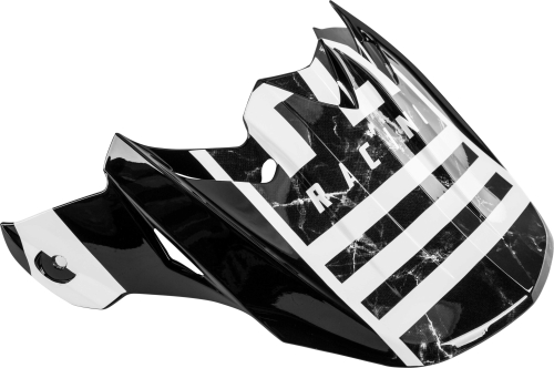 Fly Racing - Fly Racing Visor for F2 Carbon Granite Helmets - Granite White/Black/Gray - 73-46262