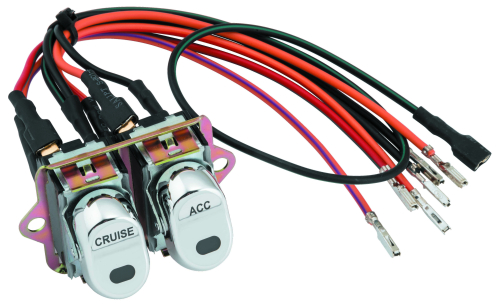 Twin Power - Twin Power Inner Fairing Switches - 2X ACC/Cruise - Chrome - 370991