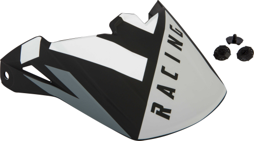 Fly Racing - Fly Racing Visor for Elite Vigilant Helmets - Black/Gray - 73-88141