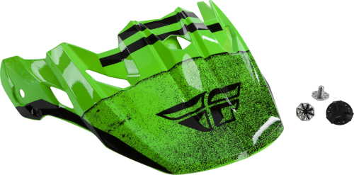 Fly Racing - Fly Racing Visor for Toxin Embargo Helmets - Green/Black - 73-88062