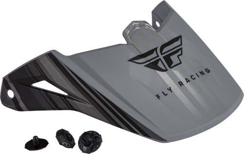 Fly Racing - Fly Racing Visor for Cold Weather Helmets - Matte Hi-Vis/Grey/Black - 73-88192
