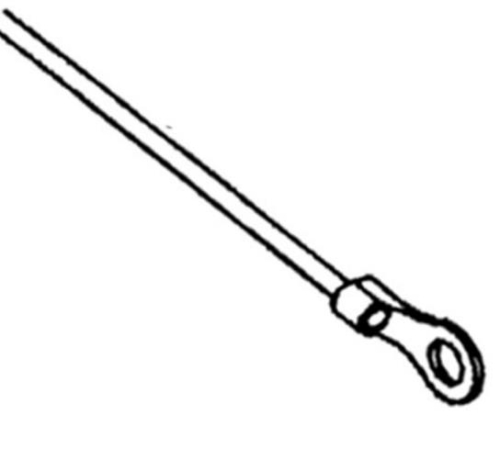 Warn - Warn Replacement Cable Assembly - 8 Gauge - 24in. - Red - 21522