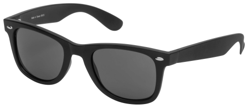 BikeMaster - BikeMaster Idol Retro Sunglasses - BM19 - Black / Smoke Lens - OSFM