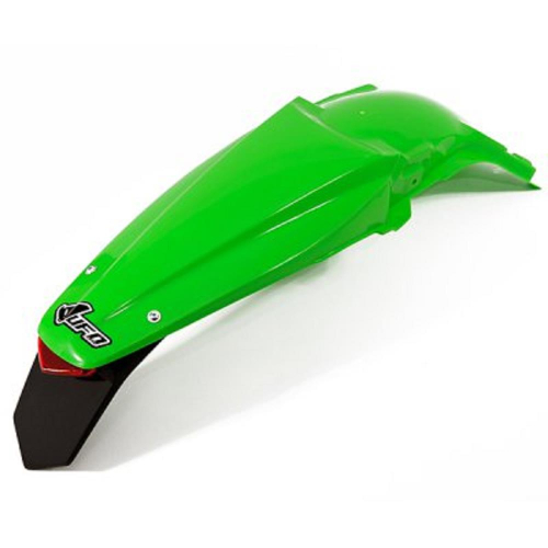 UFO Plastics - UFO Plastics Rear Fender with LED - Green - KA04735-026