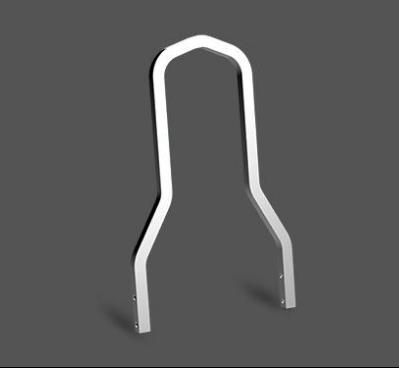 Khrome Werks - Khrome Werks Sissy Bar - Mini Lowboy - Chrome - 262611