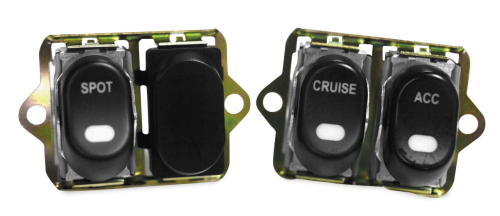Twin Power - Twin Power Inner Fairing Switches - 4X Spot/ACC Only - Black - 370980