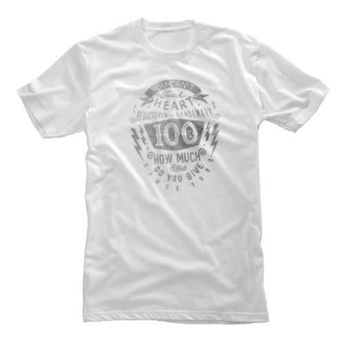 100% - 100% Fullface T-Shirt - 32033-000-10 - White - Small