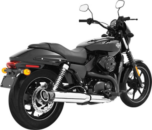 Freedom Performance - Freedom Performance 4in. Racing Slip-On - Chrome/Black Tip - HD00461