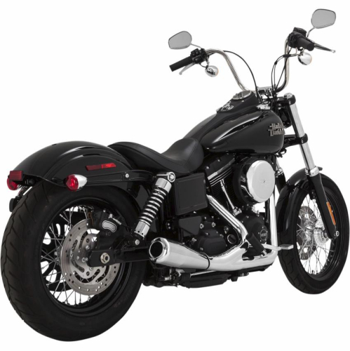 Vance & Hines - Vance & Hines Upsweep 2:1 Exhaust System - Chrome - 17622