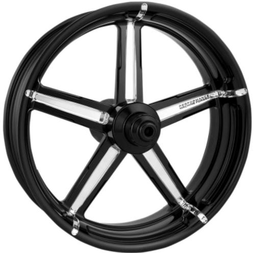 Performance Machine - Performance Machine Formula One-Piece Aluminum Front Wheel (Dual Disc) - 23x3.5in. - Platinum Cut - 12047306RFRMSMB