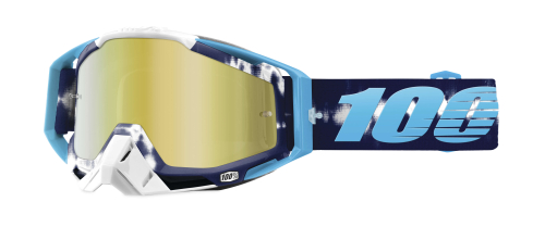 100% - 100% Racecraft Tiedye Goggles - 5011017902 - Tiedye/ Black/Blue / Gold Lens - OSFM