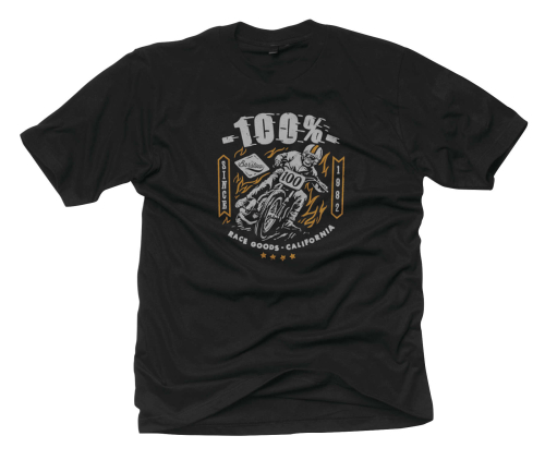 100% - 100% Left Turn T-Shirt - 32028-001-10 - Black - Small