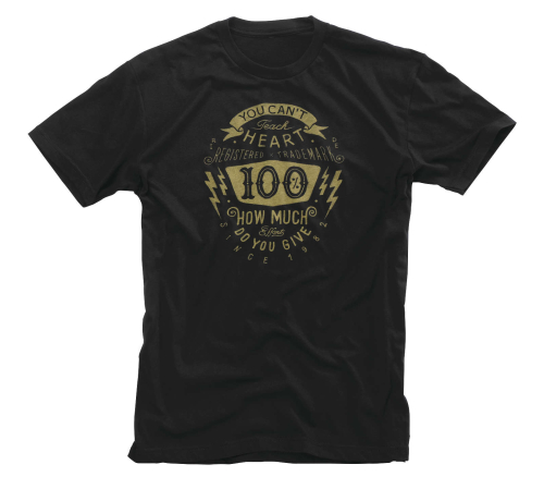100% - 100% Fullface T-Shirt - 32033-001-10 - Black - Small