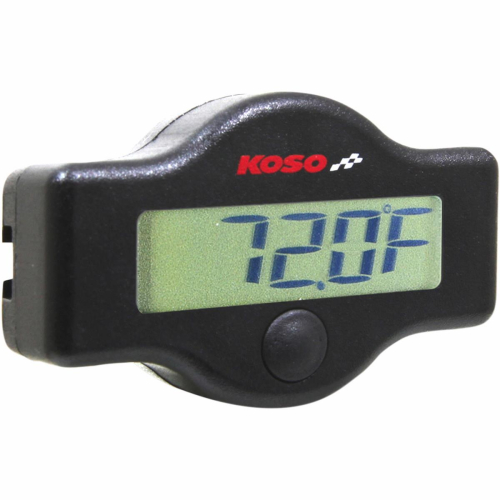 Koso North America - Koso North America Ex-01 Ambient Temperature and Clock Meter - BA049300