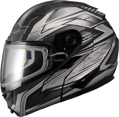 G-Max - G-Max GM64S Carbide Snow Helmet - G2641553 TC-17 - Matte Black/Dark Silver - X-Small