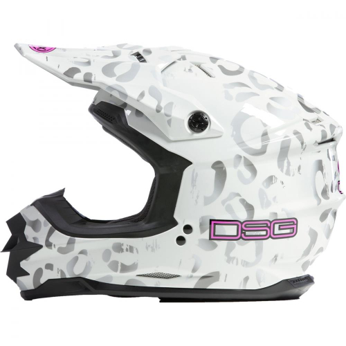 G-Max - G-Max DSG GM76X Leopard Helmet - 67840 - Leopard White - X-Small
