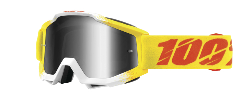 100% - 100% Accuri Zest Goggles - 5021016002 - Zest Yellow / Silver Lens - OSFM