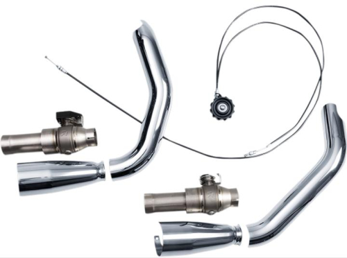 Akrapovic - Akrapovic Sound Valve Systems for Slip-Ons with Chrome Heat Shields - P-HDV7C