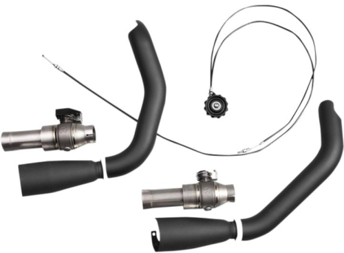Akrapovic - Akrapovic Sound Valve Systems for Slip-Ons with Matte Black Heat Shields - P-HDV7BL