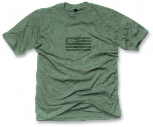 100% - 100% Missile T-Shirt - 32023-005-10 - Army Heather - Small