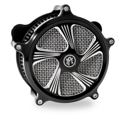 Performance Machine - Performance Machine Element Universal Super Gas Air Cleaner Faceplate - Contrast Cut - 0206-2010ELE-BM