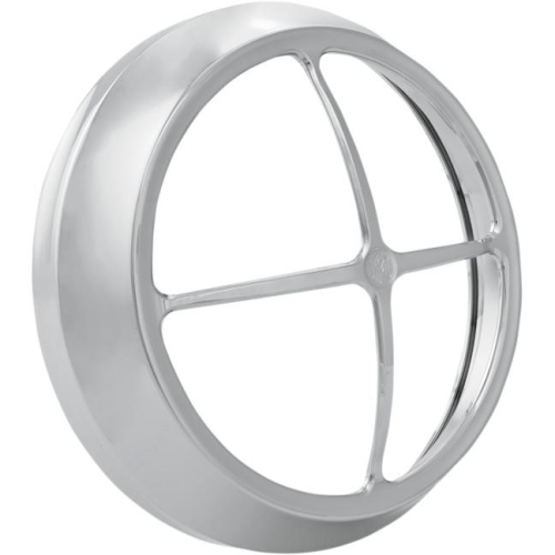 Performance Machine - Performance Machine Crossbar 7in. Vision Series Headlight Bezel - Chrome - 0207-2005CBR-CH