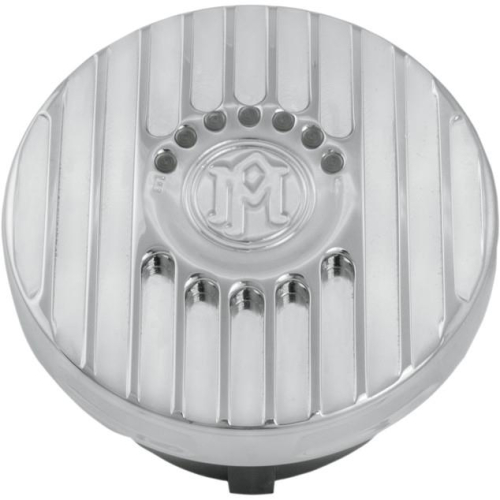 Performance Machine - Performance Machine Grill Gas Cap With LED Fuel Light - Chrome - 0210-2025GRL-CH