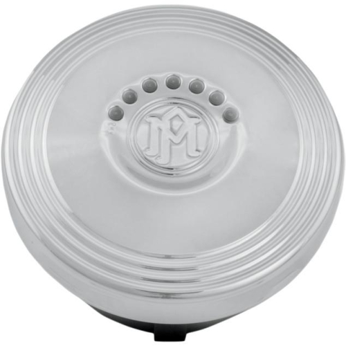 Performance Machine - Performance Machine Merc Gas Cap With LED Fuel Light - Chrome - 0210-2025MRC-CH