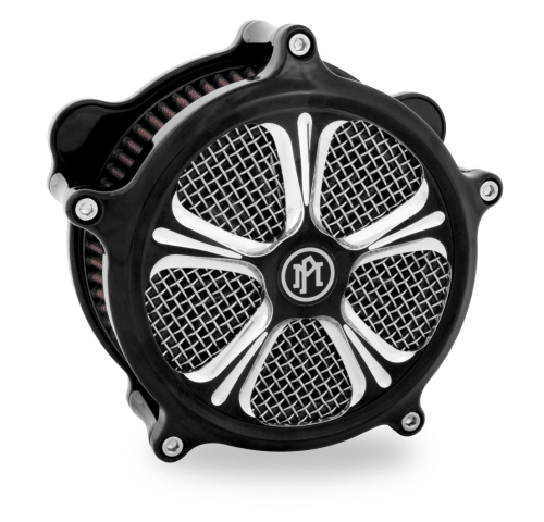 Performance Machine - Performance Machine Wrath Universal Super Gas Air Cleaner Faceplate - Contrast Cut - 0206-2010WRA-BM