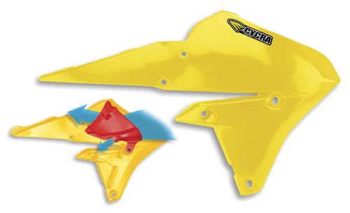 Cycra - Cycra Powerflow Intake Radiator Shrouds - Lighting Gold - 1CYC-1779-66