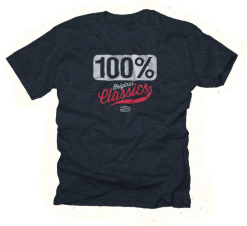 100% - 100% Merica T-Shirt - 32010-015-10 - Navy - Small