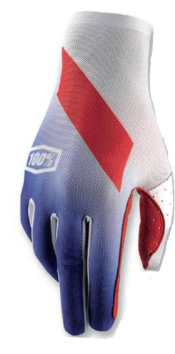 100% - 100% Celium Gloves - 10005-002-10 - Slant Blue - Small