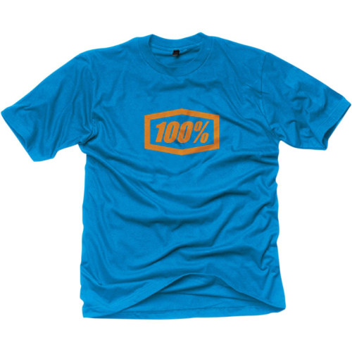 100% - 100% Essential T-Shirt - 32016-002-10 - Heather Blue - Small