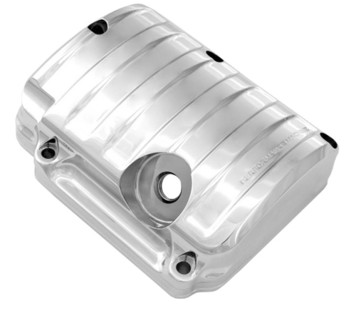 Performance Machine - Performance Machine Scallop Transmission Top Cover - Chrome - 0203-2007-CH