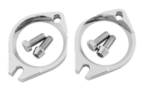 Twin Power - Twin Power EFI Flange Set - Chrome-Plated - 027560