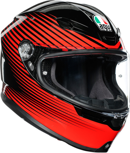 AGV - AGV K-6 Rush Helmet - 216310O2MY00205 - Black/Red - Small