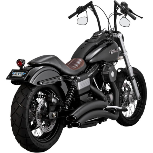 Vance & Hines - Vance & Hines Super Radius 2:2 Exhaust System - Black - 46053