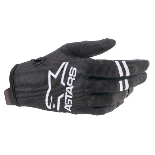 Alpinestars - Alpinestars Radar Youth Gloves - 3541821-12- S - Black/White - Small