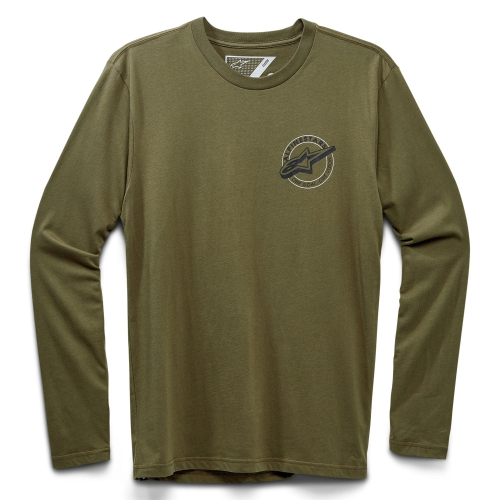 Alpinestars - Alpinestars Hoops Long Sleeve T-Shirt - 1230-74100-690-2XL - Military - 2XL
