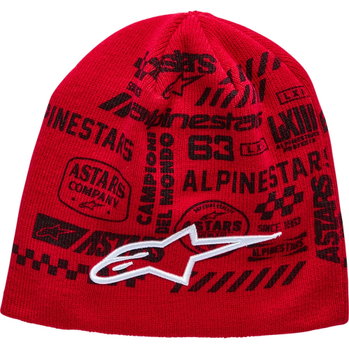Alpinestars - Alpinestars Chaotic Beanie - 12308151030OS - Red - OSFM